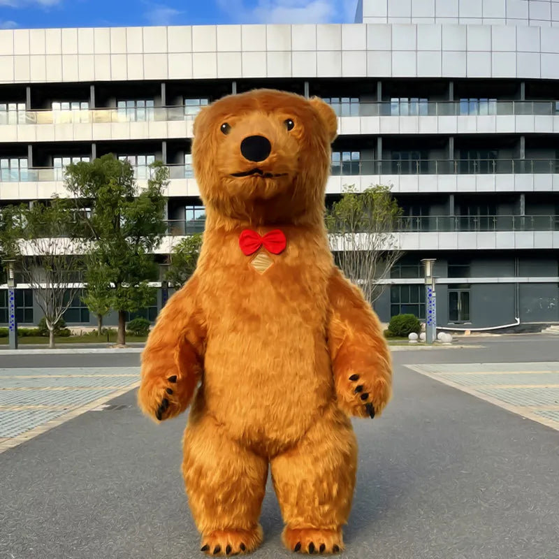 2.6M inflatable polar bear, giant panda, brown bear performance suit, funny doll, Santa Claus, snowman, animal shape performance