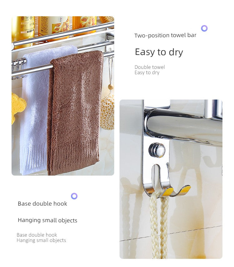 Punch-Free Draining Stainless Steel Wash Table Rack