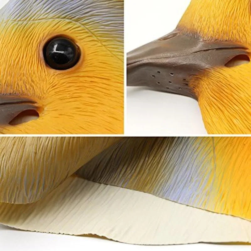 Novelty Bird Mask Latex Hood Animal Eagle Pigeon Bird Helmet Halloween Costume Carnival Cosplay Party Zoo Masquerade Props
