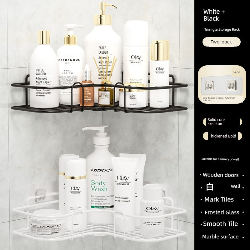 Punch-Free Wall Hanging Washstand Cosmetic Shelf