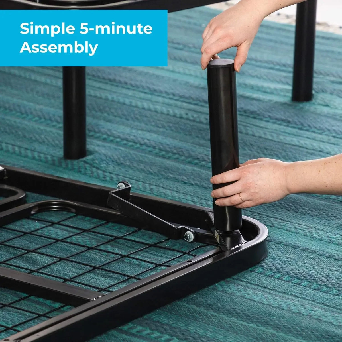 Adjustable Bed Frame - Independent Head and Foot Incline  Powerful Quiet Motor  Easy Tool Free Assembly  Lounging