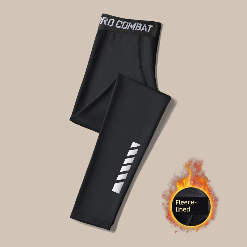Basketball Basic Thin Ice Silk Quick-Drying Compression Leggings