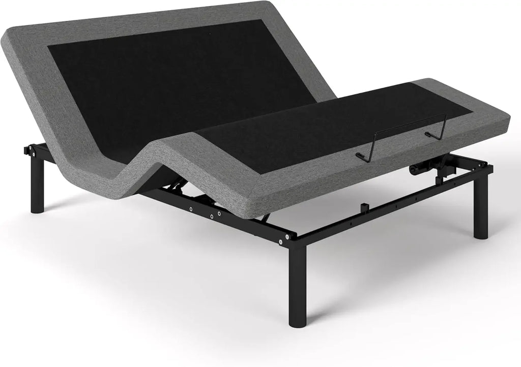 Queen Size Adjustable Bed Base, Wireless Remote Control, Whisper Quiet Durable Motor, Independent Head and Foot Inclin