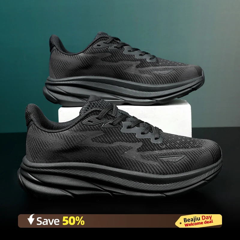 Men Sports Running Shoes Leisure cushioning Breathable Lightweight Women's Comfortable Athletic Nonskid Marathon Sneakers