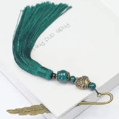 1PC Chinese Style Retro Metal Bookmark with Tassel Creative Plum Bossom Book Mark Students Stationery School Office Supply Gifts