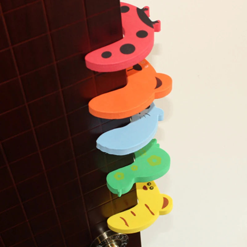 Children Doorstop Door Clip Soft Foam Door Stopper Holder EVA C Shape Kids Doorstops Baby Safety Locks Finger Security Protecter