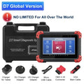 XTOOL D7 V2.0 All System Car Diagnostic Tool FCA Auto Auth ECU Coding 38+ Service Active Test OBD2 Scanner CAN FD DOIP