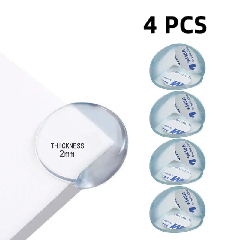 4PCS Baby Safety Silicone Protector Table Corner Edge Protection Cover Electric Socket Protection Children Anticollision Guards