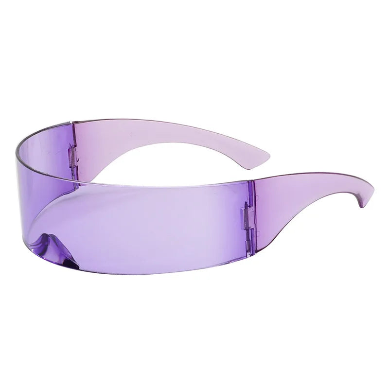 Novelty Metallic Silver Space Robot Party Eye Glasses     Soldier Sunglasses Unisex Photo Prop Goggles
