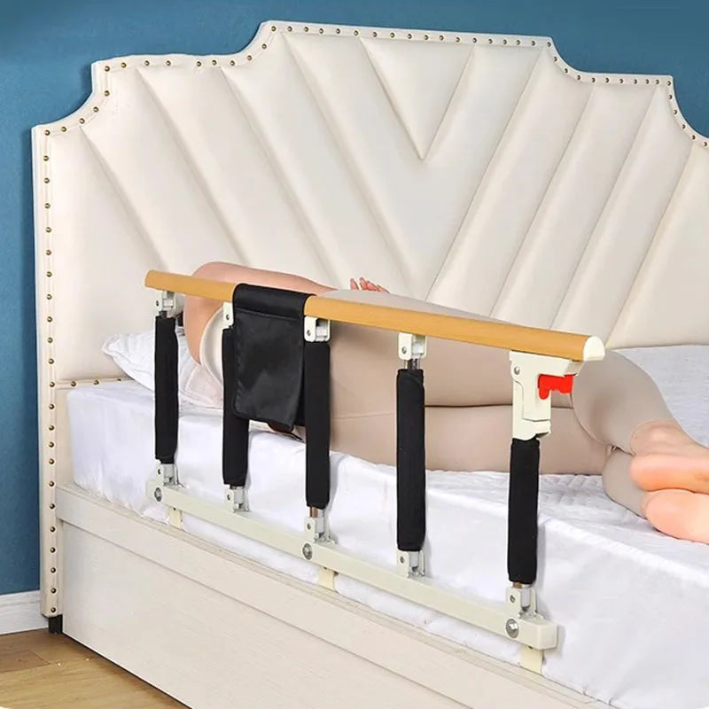 Foldable Senior Bed Rails Guardrail Elderly Get Up Assistor Children's Anti-falling Kryjte Se Single-sided Bedside Handrail
