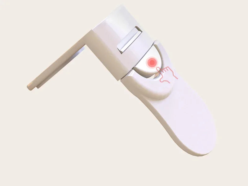 Baby Safety Lock Drawer Anti-Pinching Hand Cabinet Drawer Locks Plastic White Safety Buckle for Children Security Protection
