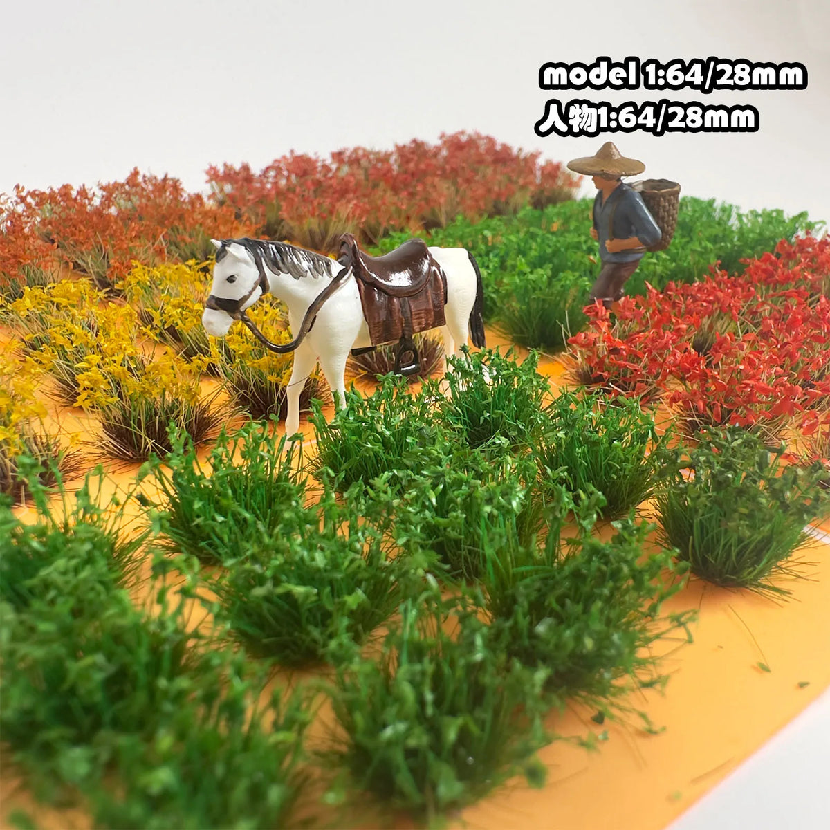 Simulation Miniature Grass Cluster Plants Diy Model Bushes Materials Building Garden Sand Table Scene Layout Diorama Kits 1Box