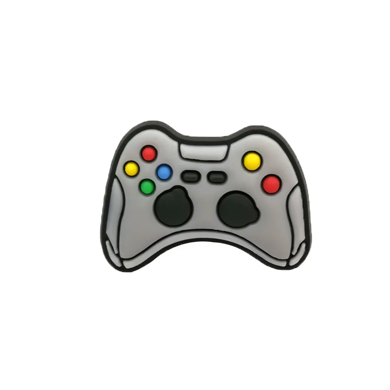 1-13pcs Shoe Charms Game Console Gamepad Shoe Decorations Pins for Men Boy Favor Gifts Clog Accessories Clog Buckle Fit Sandals