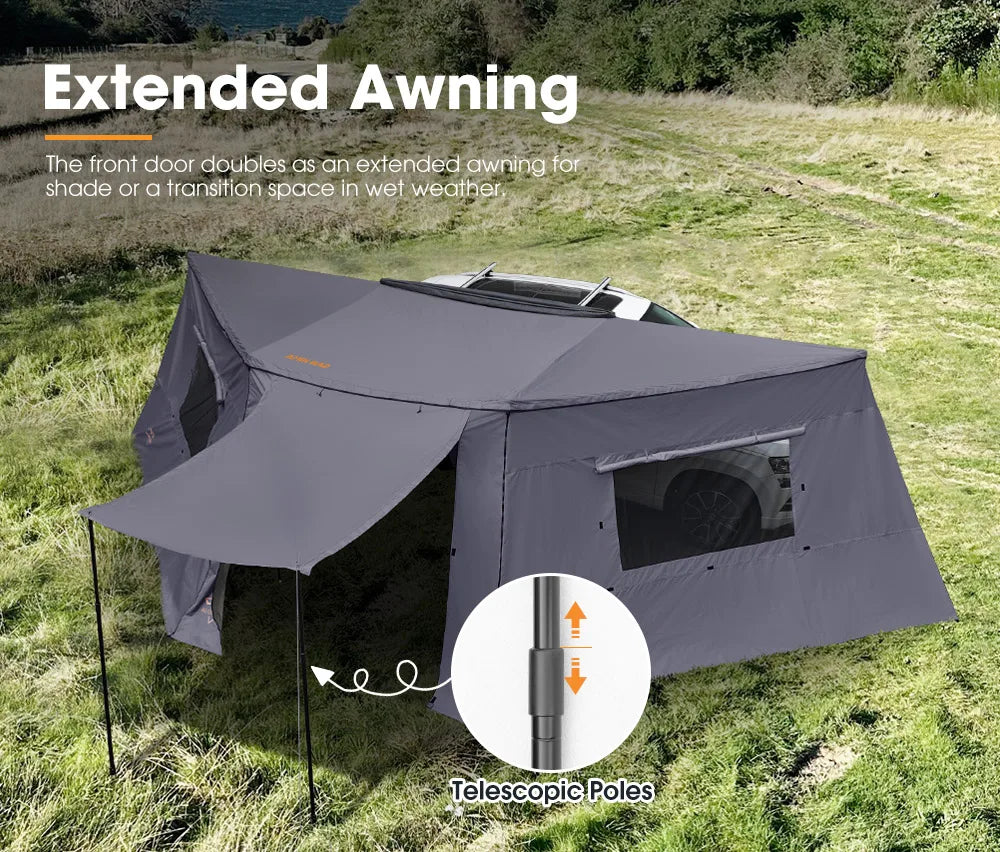 Awning 4WD 4x4 Offroad Camping Free-standing Car Side 270 Degree Awning With Side Wall