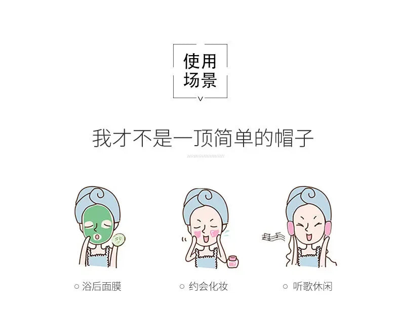 Purchase Products Microfiber Hair Towel Hair Cap with Button Feminine Bathroom Accessories Quick-drying Bathrobe Home Textile
