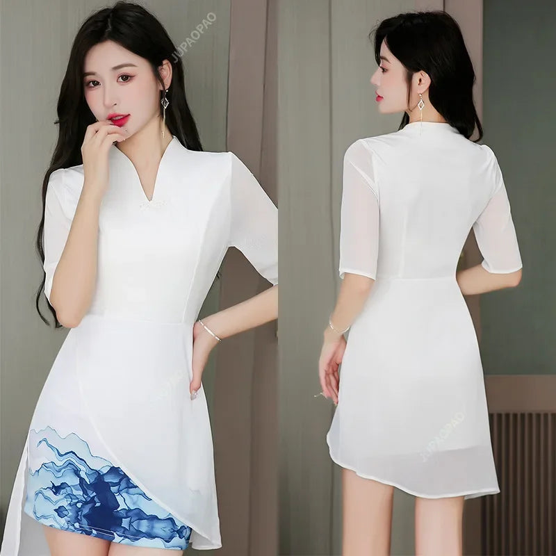 Spa Uniform for Beauty Salon for The Cosmetologist Slim Fit Smocks for Work Beauty Uniforms Foot Bath Technician Costume Set