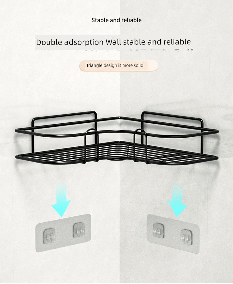 Punch-Free Wall Hanging Washstand Cosmetic Shelf