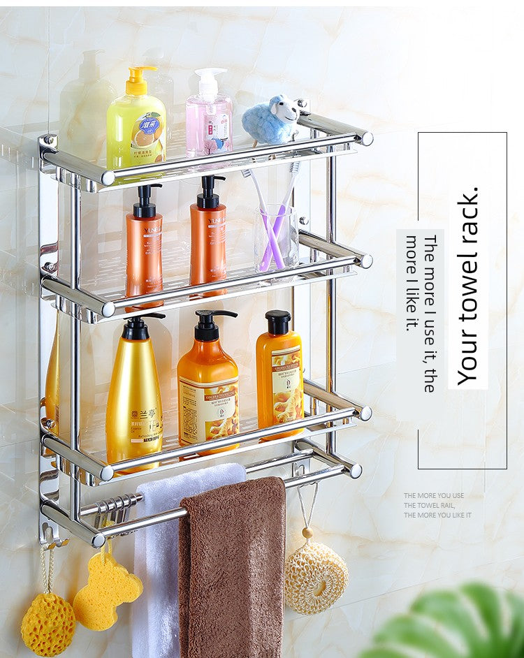 Punch-Free Draining Stainless Steel Wash Table Rack