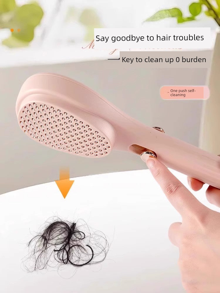 Telescopic Massage Comb Hair Dye Comb Hair Scalp Cleaning Hairdressing Comb Anti-Static Shunfa For Home One-Click Good-looking