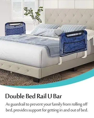 Trapeze Bar for Bed Mobility Aids, Bedside Pull Up Bar, Bed Lift for Elderly Seniors Transfer Rail, Medical Trapeze
