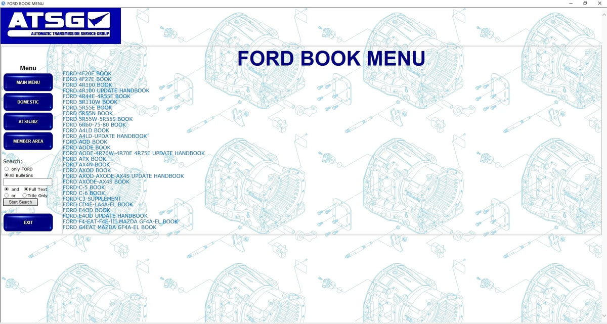 Newest ATSG 2017 Auto Repair Software Automatic Transmissions Service Group Repair Information Atsg Manual Diagnosis Unit Failur