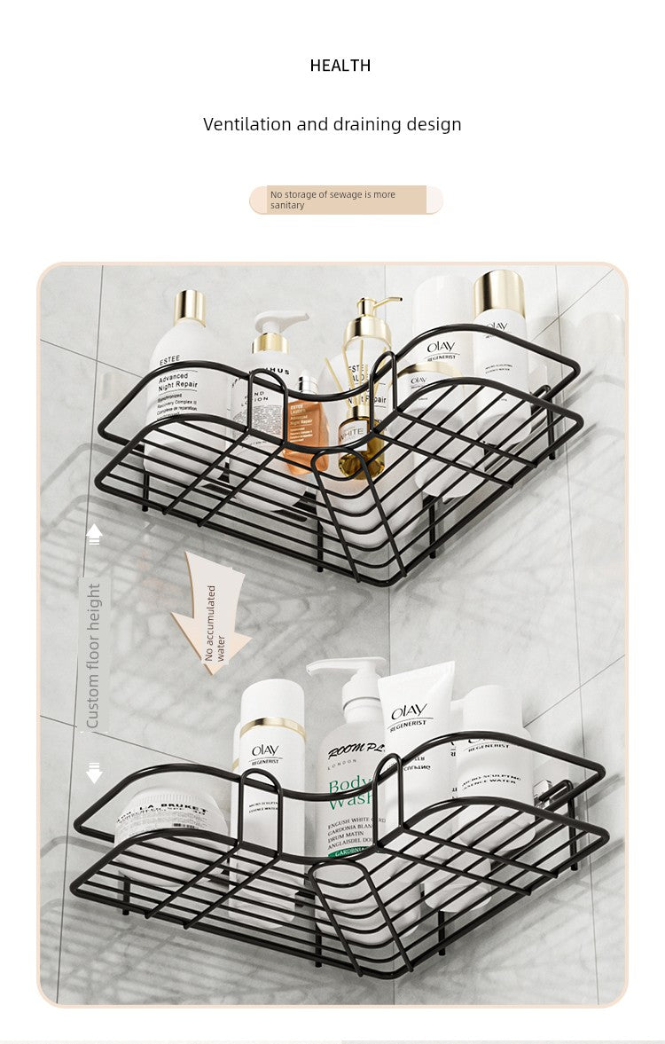 Punch-Free Wall Hanging Washstand Cosmetic Shelf