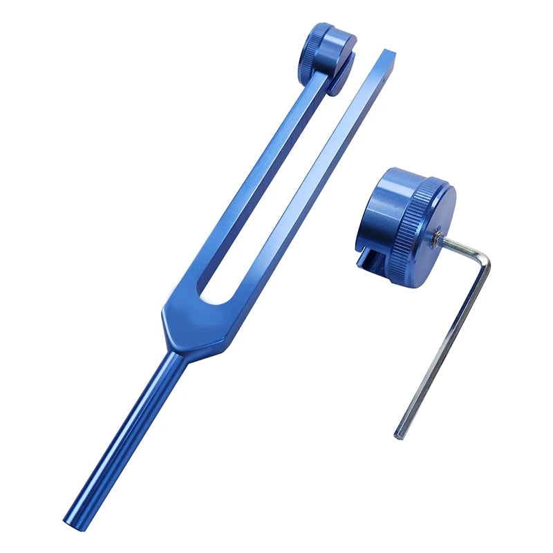 128Hz Aluminum Alloy Tuning Fork With Hammers For Nervous System Testing Sound Healing Therapy Health Care