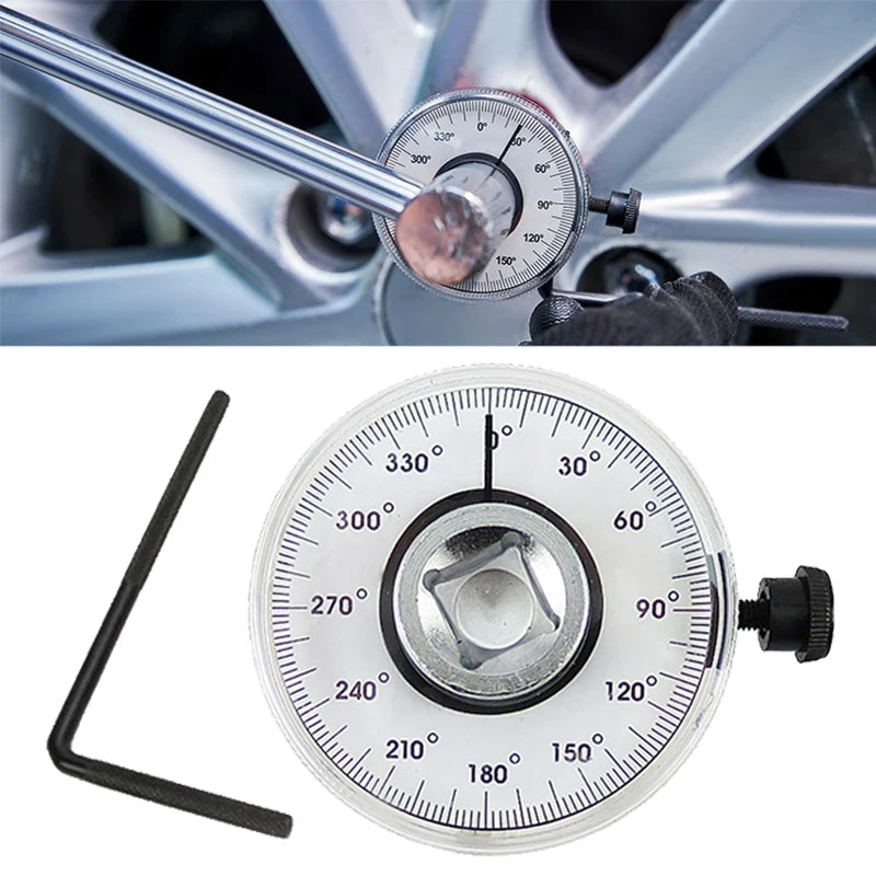 NEW Torque Wrench Torquemeter Dial Automotive Tools Hand Tool Auto Service Equipment Garage Tools Calibrated in Degrees
