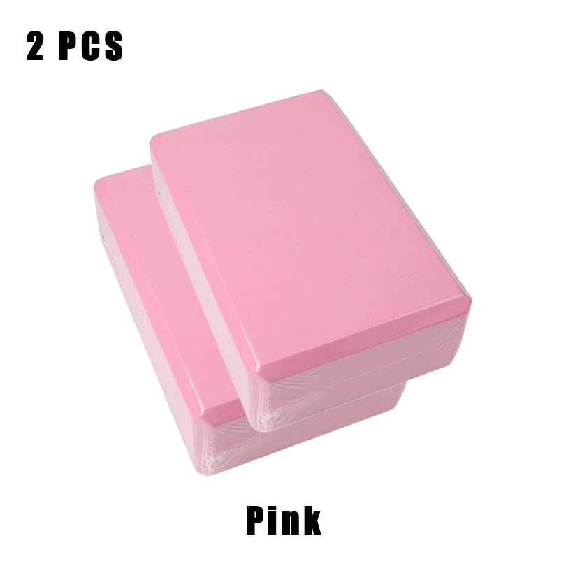 Yoga Cubes Blocks Building Pilates Bricks Sports Yoga Supplies Exercise Fitness Eva Reinforcement Mats Home Exercise Equipment