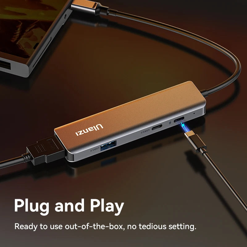 Ulanzi Video Capture Card USB 3.0 HDMI USB-C 1080P For OBS Capturing Game Card Live Streaming 60fps HD Video Recorder Grabber