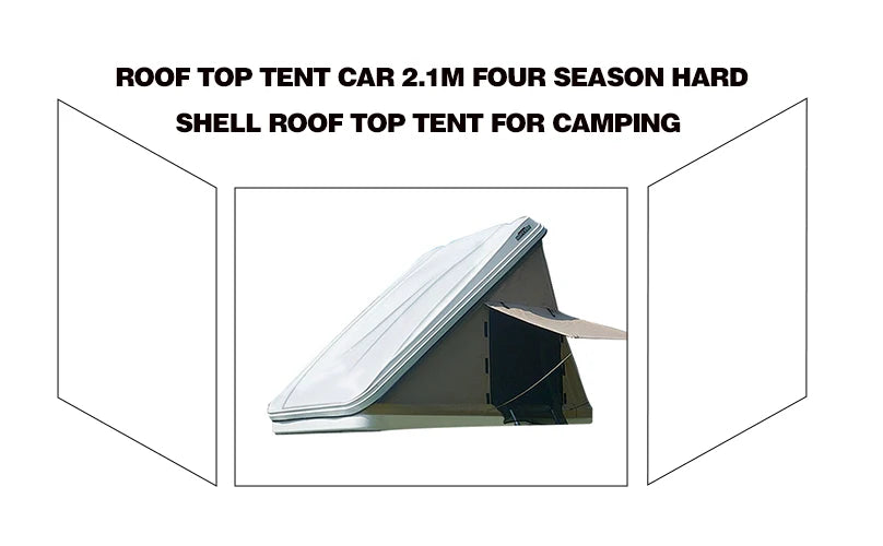 Roof Top Tent Car 2.1m Four Season For Camping Hard Shell Roof Top Tent