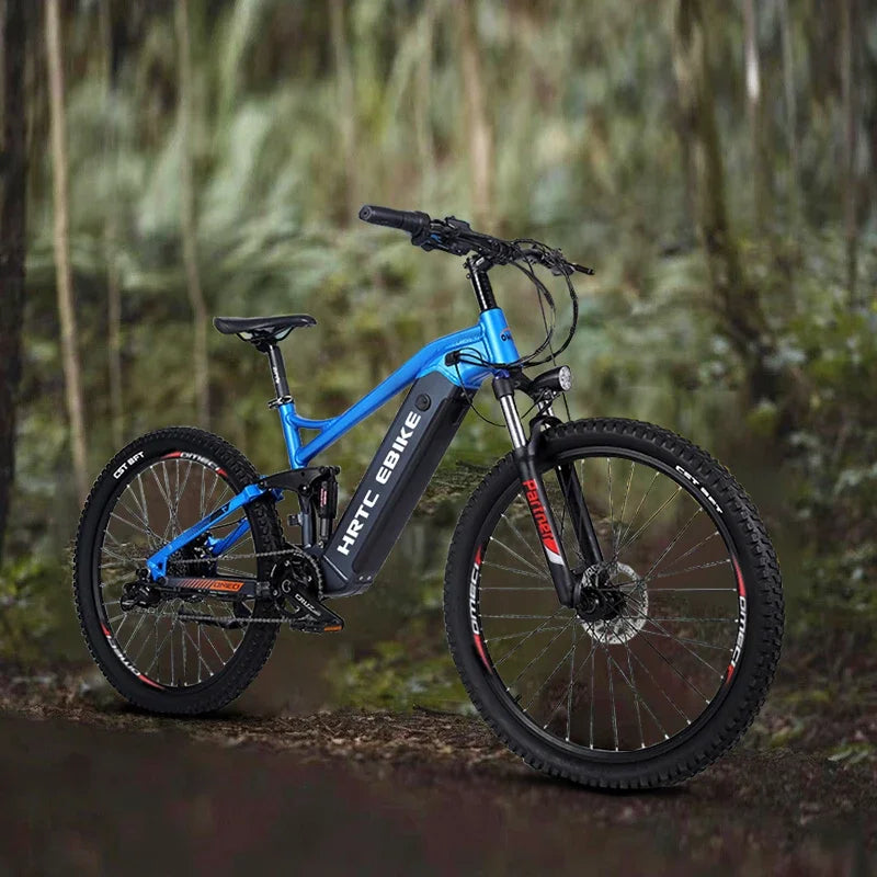 New 26-inch mountain electric bike soft tail bike 1000W48V17AH hydraulic brakes rear-wheel drive hidden lithium battery 50km/h
