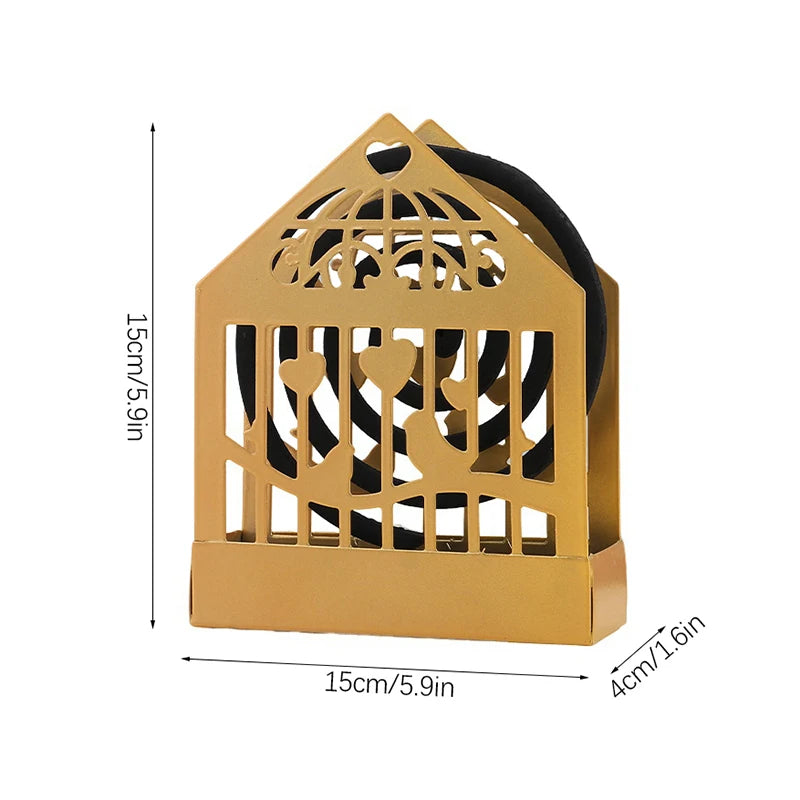 Outdoor Camping Mosquito Coil Holder Tray Portable Hotel Insect Repellent Rack Bracket Tray Home Camping Supplies