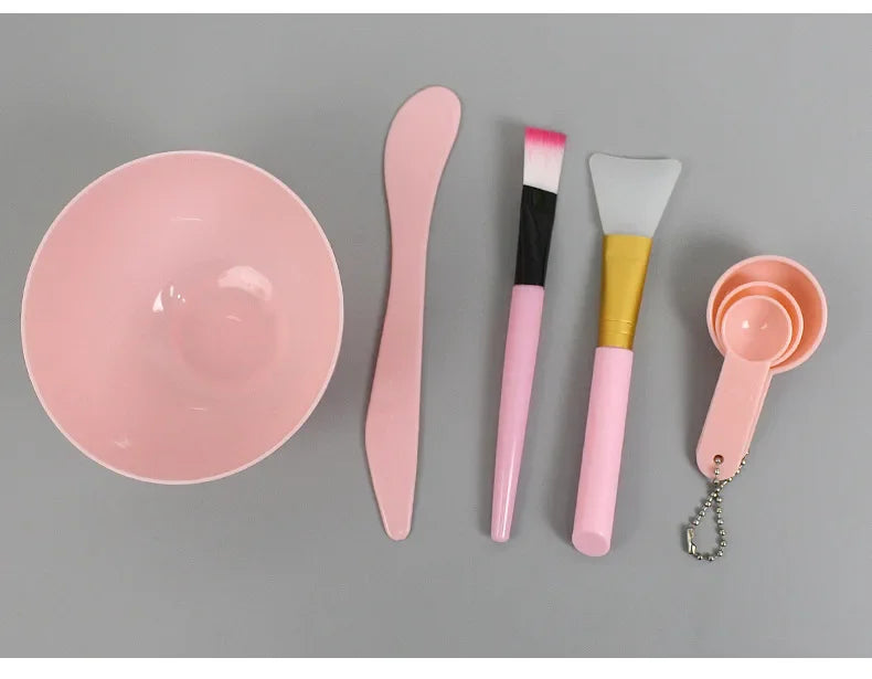 Face Mask Mixing Bowl Set DIY Facemask Mixing Tool with Silicone Mask Bowl Makeup Brushes Spatula Beauty Skin Care Beauty Health
