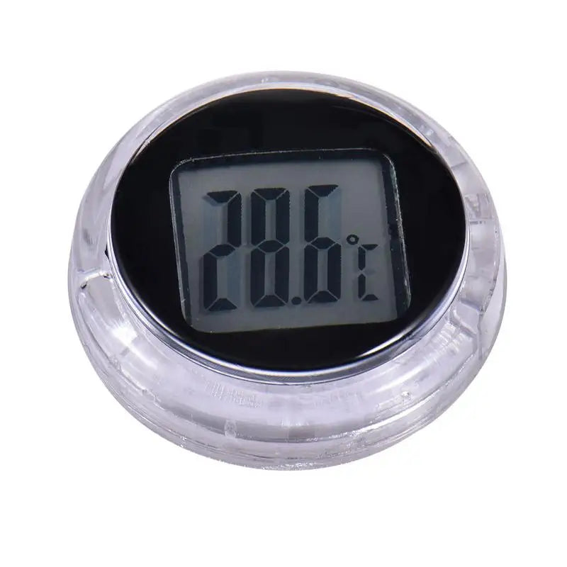 Motorcycle Digital Thermometer Clock Durable Waterproof Motorbike Meter Bathroom Bedroom Interior Watches Instrument Accessoris