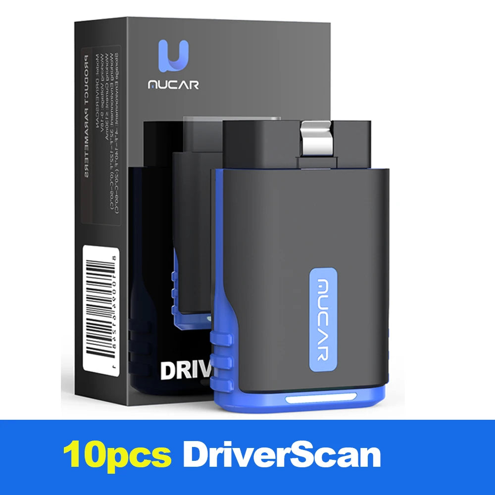 MUCAR DriverScan OBD2 Scanner Bluetooth, Bi-directional scan Tool OE Level All System Diagnostic Active Test 15 Service Function