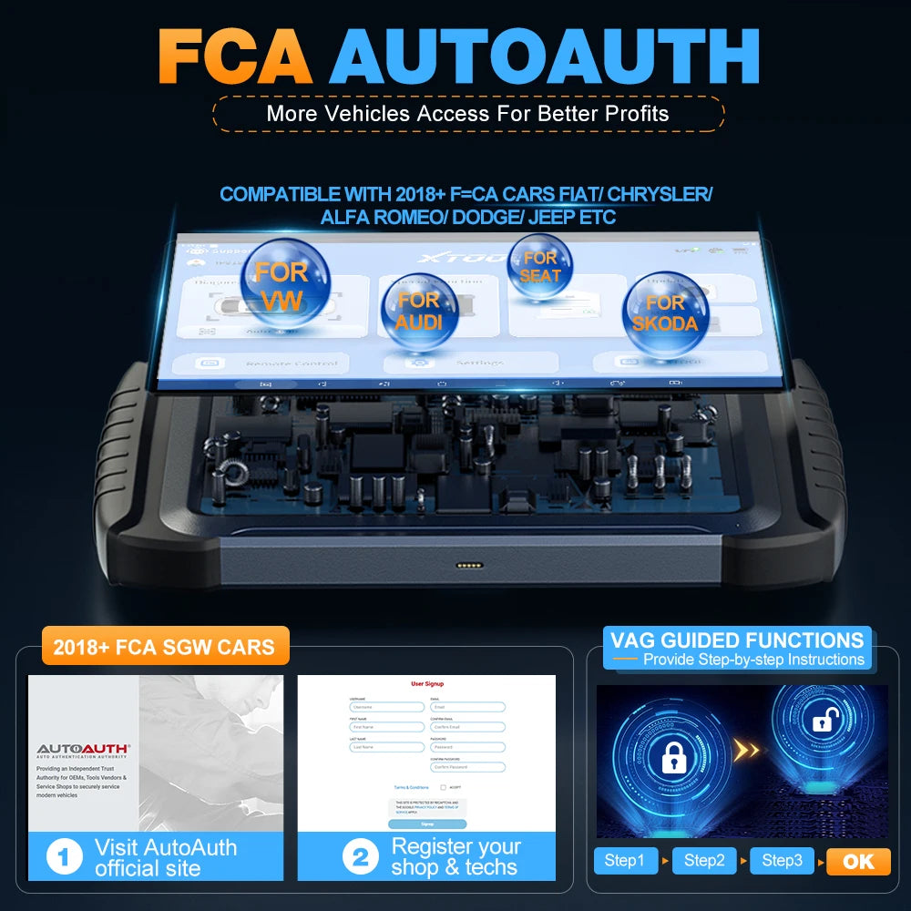 XTOOL InPlus IP919PRO BT Car Diagnostic Tool ECU Programming FCA CANFD DOIP Bi-directional ECU Coding Topology Map 42+ Services
