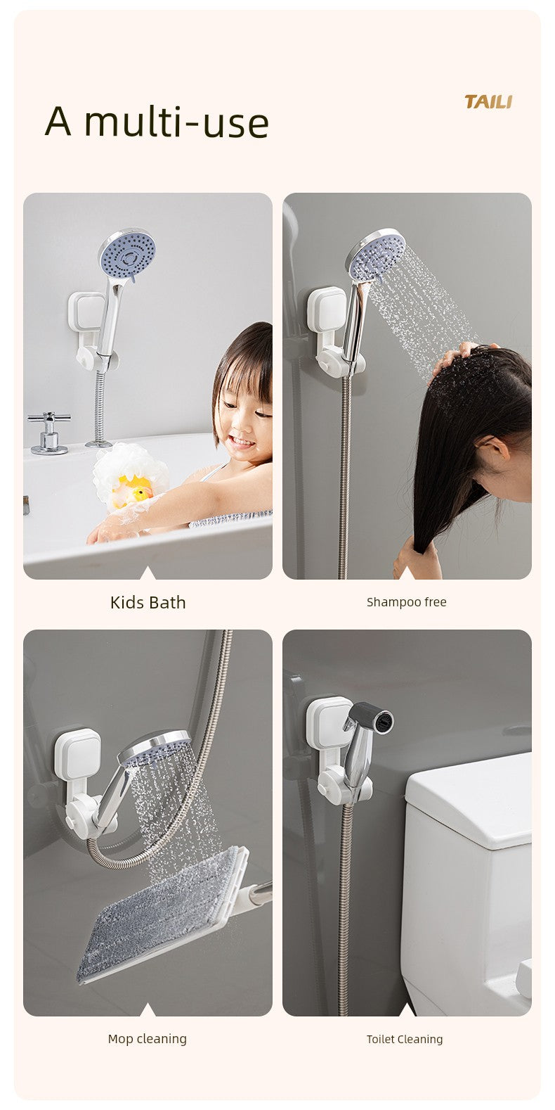 Taili Adjustable Shower Head Fixed Shower Bracket