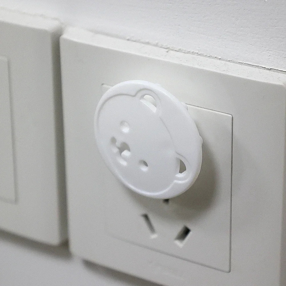 4/8pcs Twin Jack Power Socket Protection Covers Anti-electric Shock Switch Safety Plug Protective Cover Baby Safety Supplies