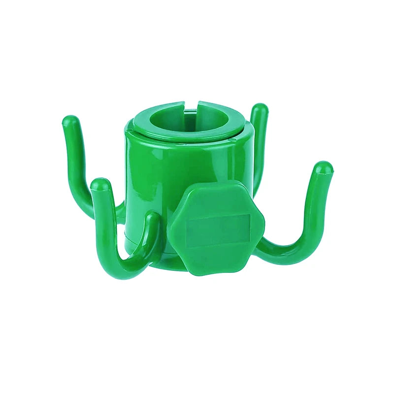 Beach Sunshade Umbrella Hook Hanging Rack Outdoor Camping Trip Clasp 4 Prongs Hook For Towels Bags Hats Sunglasses