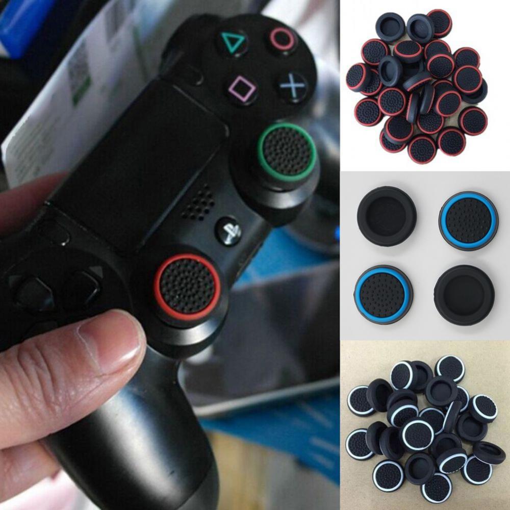 4 Pcs Controller Thumb Silicone Stick Grip Cap Cover For ONE 360 Game Accessories For PS3-PS4-Xbox-Nintendo Controllers Colorful