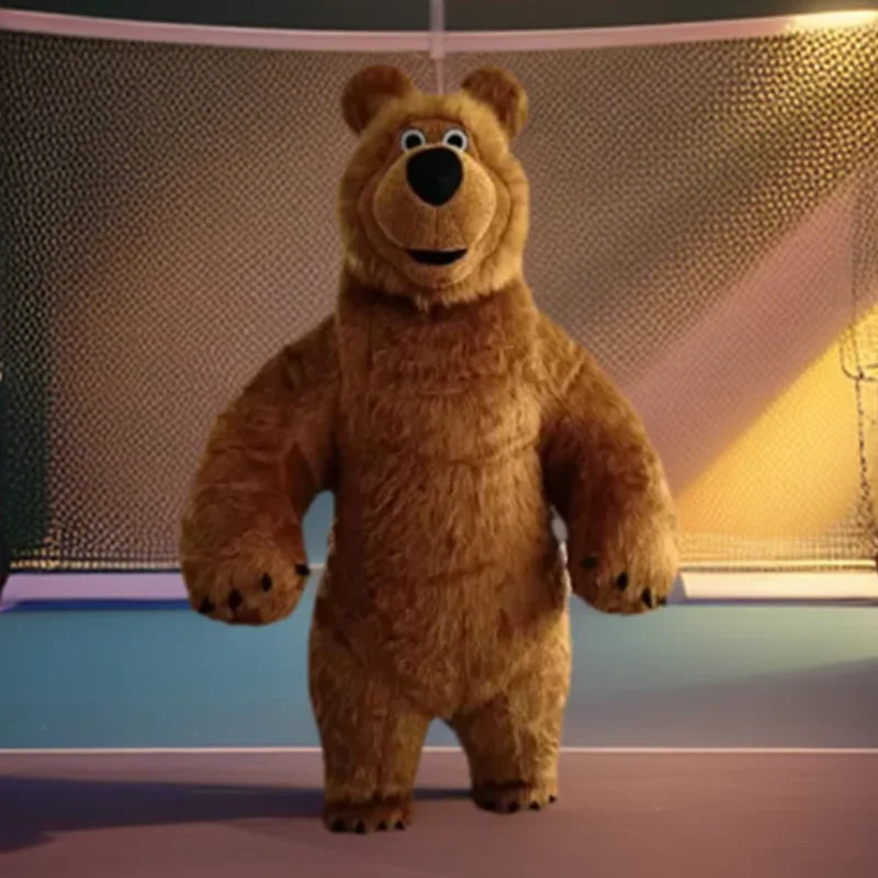 2.6M inflatable clothing Martha and bear brown bears, polar bears, gorillas, rabbits, animal models, commercial play, funny doll
