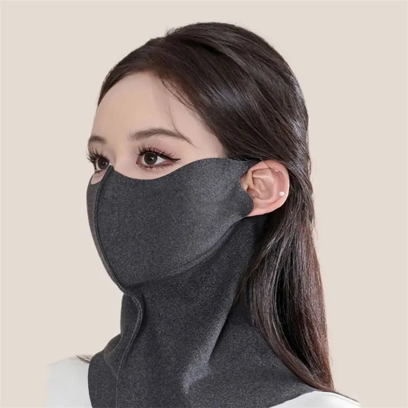 New Unisex Ice Silk Sun Mask Wearable Blanket Outdoor UV Neck Scarf Summer Riding Breathable Protection Dust Masks