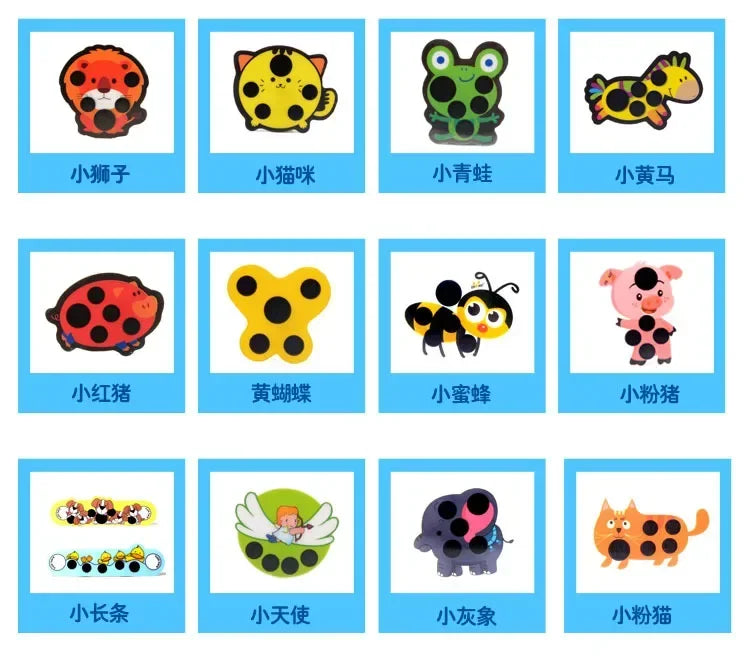 Baby Cute Cartoon Animal Sticker Forehead Head Strip Body Fever Thermometer Children Safety Baby Care Thermometer
