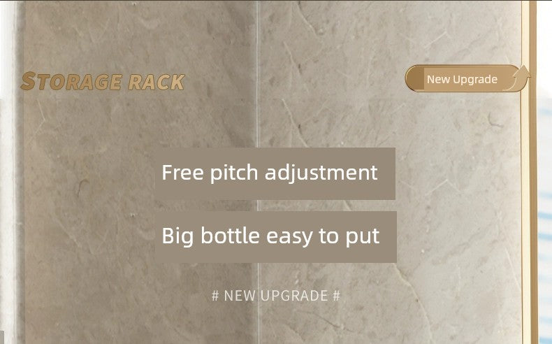 Toilet Punch-Free Wall-Mounted Bath Storage Rack