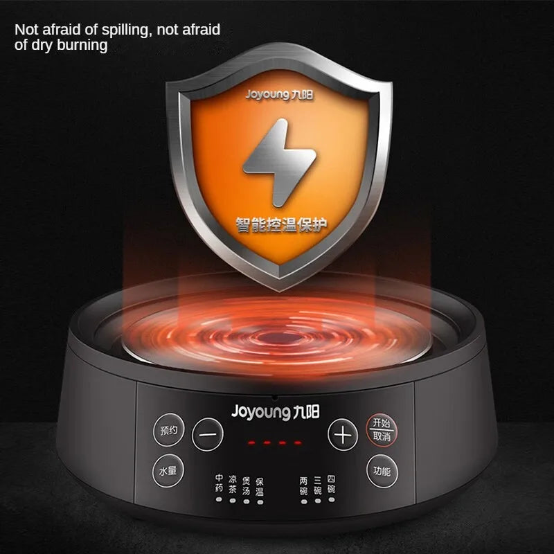 Joyoung Automatic Herbal Medicine Pot Black Separated HealthCare Pot 220V