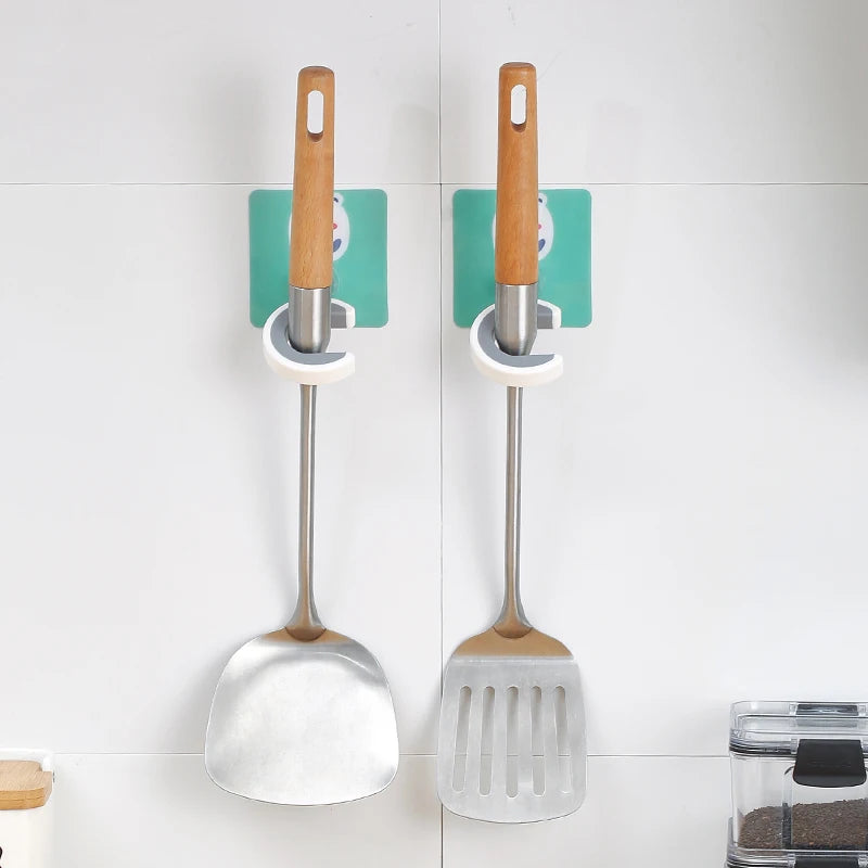 1/2PCS Mop Organizer Holders No Trace Organizer Garage Bathroom Accessories Kitchen Bathroom Strong Accessories Hanging Racks
