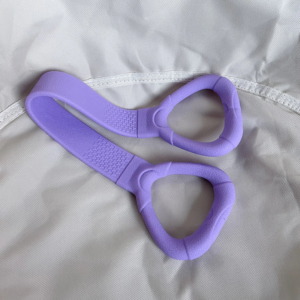 1 Pc 8-shaped Puller Yoga Auxiliary Household Elastic Band Fitness Equipment Open Shoulder Beauty Back Elastic Band Pink Elastic
