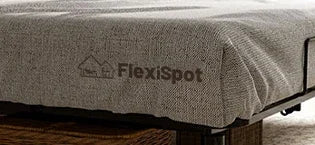 Adjustable Bed Frame Base Queen,One-Person Transport and Assembly,Adjustable Bed Legs,Oxford Fabric Bedspread