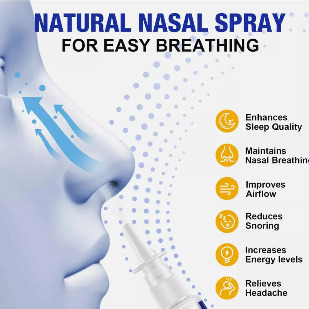 30ML MEN Anti Snoring Spray Stop Snore Throat Relief Sleeping Nose Cold Sneezing Better Care Relief Liquid Health Breath Easier